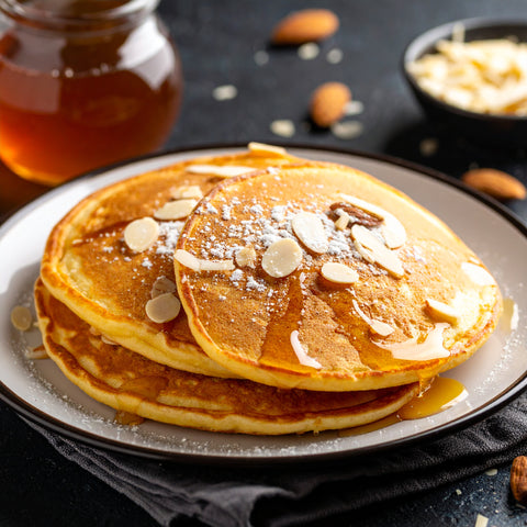 Almond Croissant Pancakes