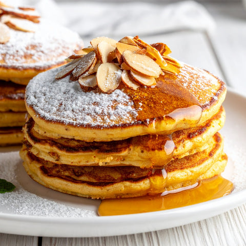 Almond Croissant Pancakes