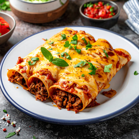 Shredded Beef Enchiladas - Low Carb