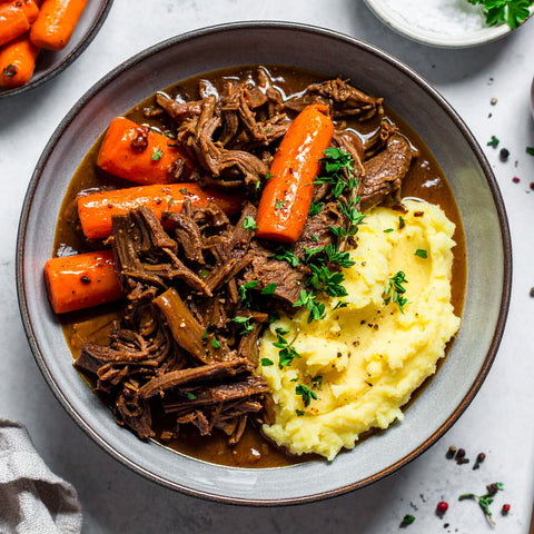 Braised Beef & Mashed Potatoes