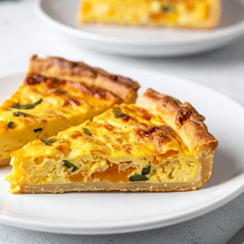 Butternut Squash Quiche
