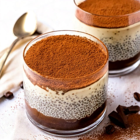 Tiramisu Chia Pudding