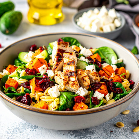 Cranberry Chicken Orzo Salad