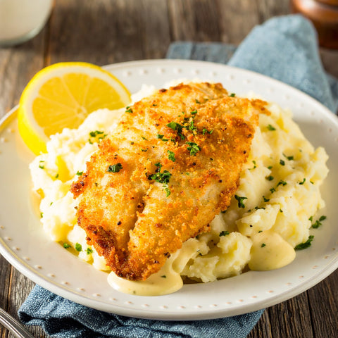 Lemon Parmesan Flounder - Low Carb