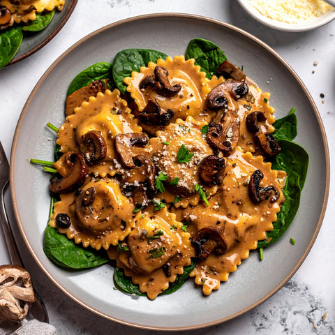 Vegetarian Mushroom Ravioli