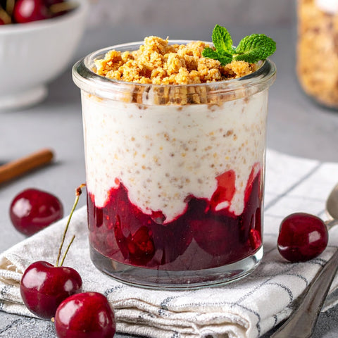 Cherry Pie Overnight Oats