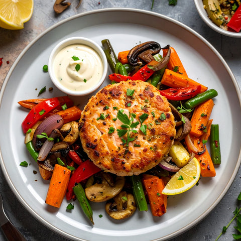 Salmon Cake - Low Carb