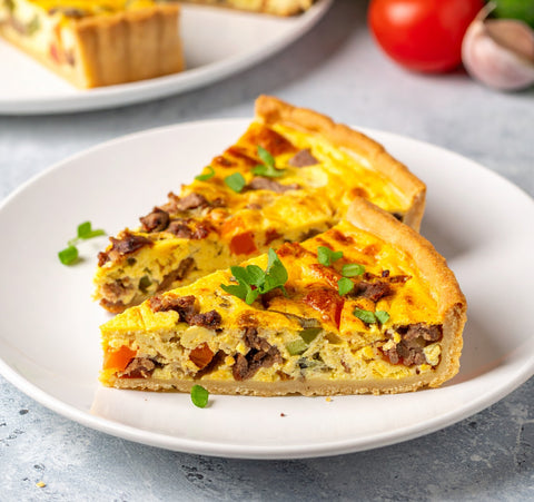 Sausage Vegetable Quiche