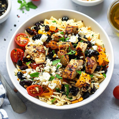 Southwest Chicken Orzo Salad