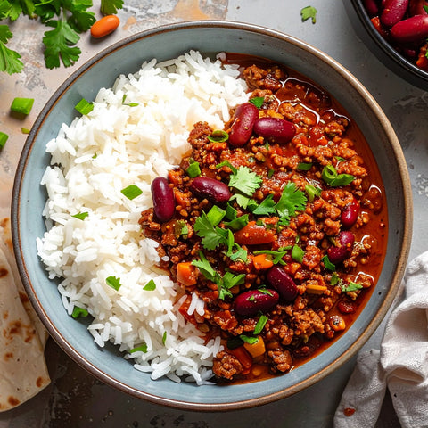 Turkey Chili with Rice