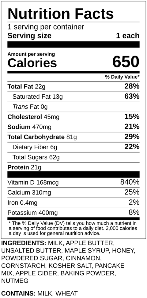 Apple Butter Pancakes