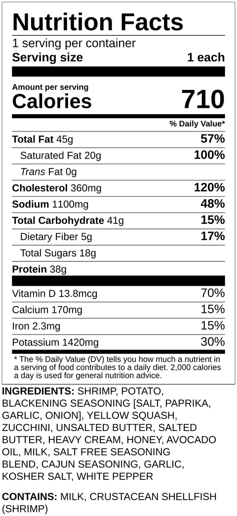 Blackened Honey Shrimp