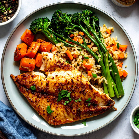 Baked Flounder
