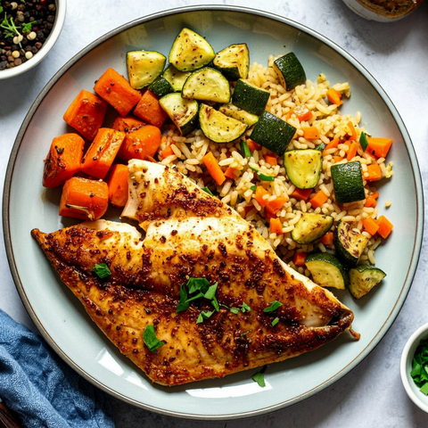 Baked Flounder