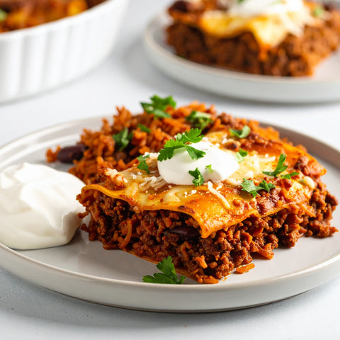 Lunch Beef Enchilada Casserole