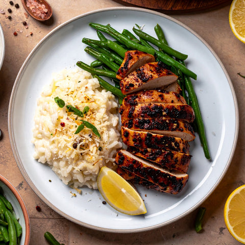 Blackened Chicken & Parmesan Risotto