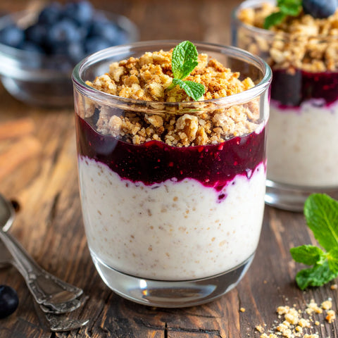 Blueberry Muffin Overnight Oats