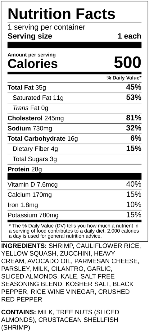 Chimichurri Shrimp - Low Carb