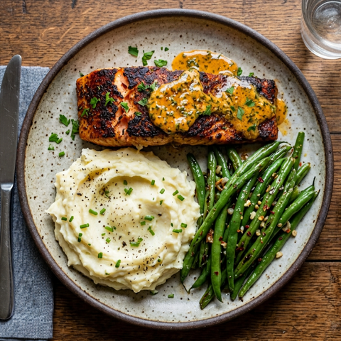 Cajun Salmon - Low Carb