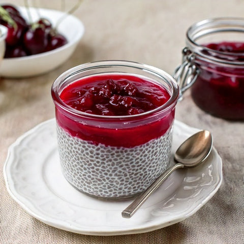 Cherry Chia Pudding