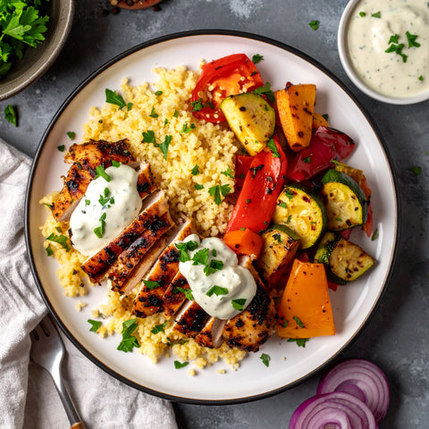 Chicken Kabob Couscous