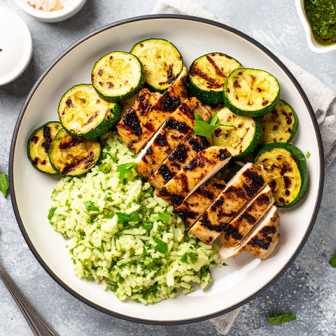 Chicken & Pesto Rice
