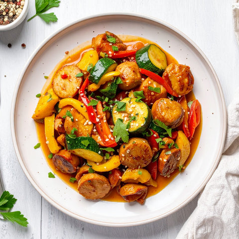 Chicken Sausage Stir Fry - Low Carb