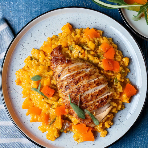 Chicken & Butternut Squash Risotto - Low Carb