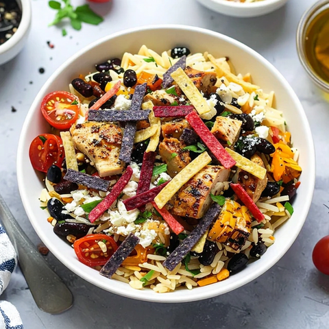 Southwest Chicken Orzo Salad