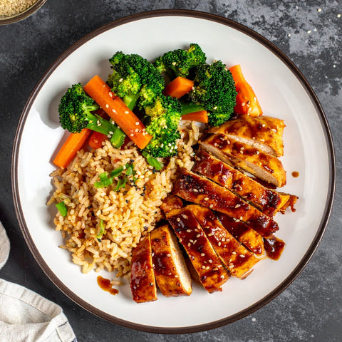 Lunch Chicken Teriyaki Fried Rice
