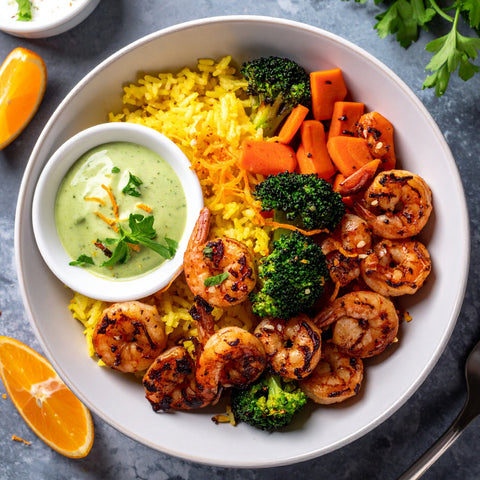 Cilantro Orange Shrimp