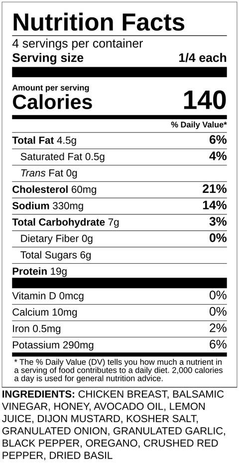 Family Balsamic Chicken