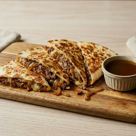 French Dip Quesadilla