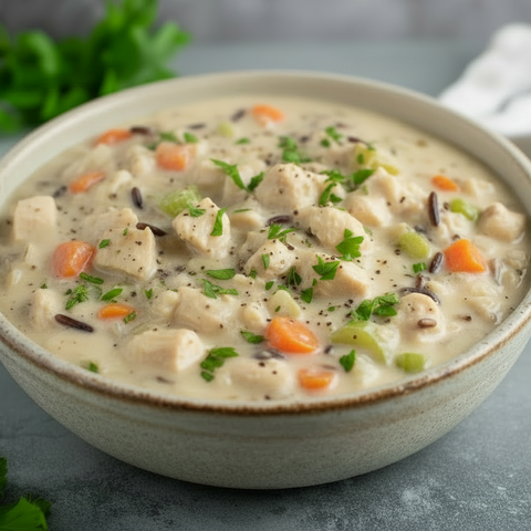 Family Chicken & Wild Rice Soup