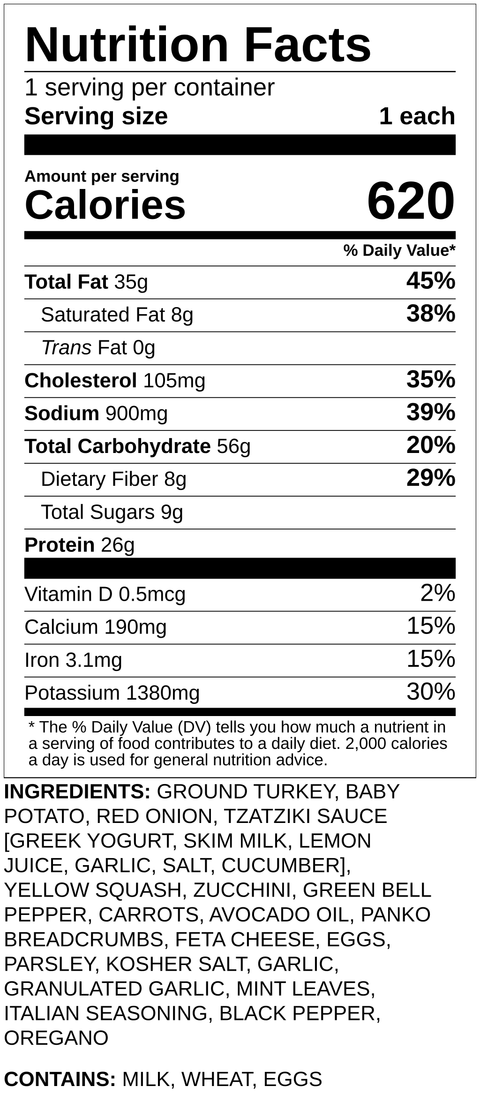 Greek Feta Turkey Burger