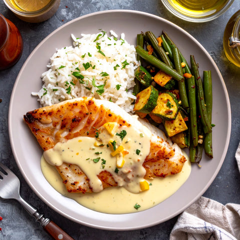 Garlic Parmesan Flounder