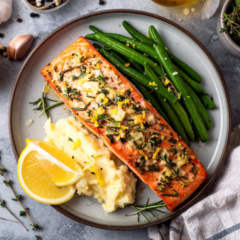 Garlic Rosemary Salmon