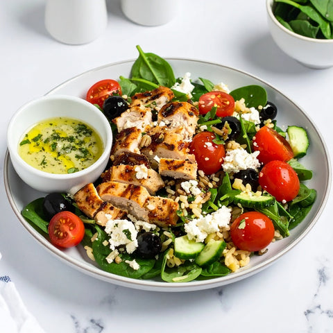 Chicken Greek Orzo Salad