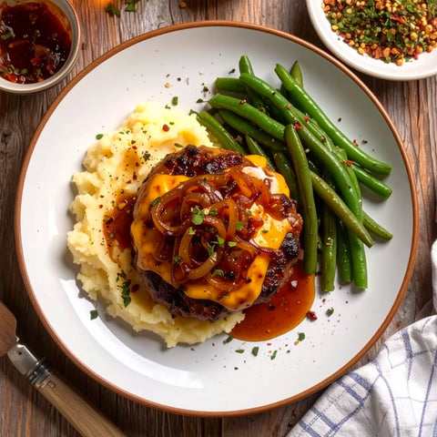 Gruyere Beef Burger - Low Carb