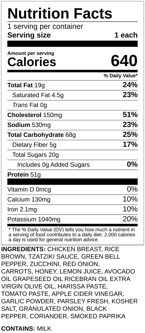 Harissa Chicken Bowl