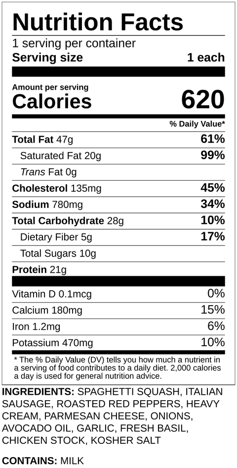 Italian Sausage - Low Carb