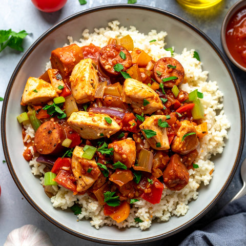 Chicken and Sausage Jambalaya - Low Carb
