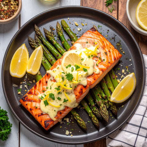 Lemon Butter Salmon - Low Carb