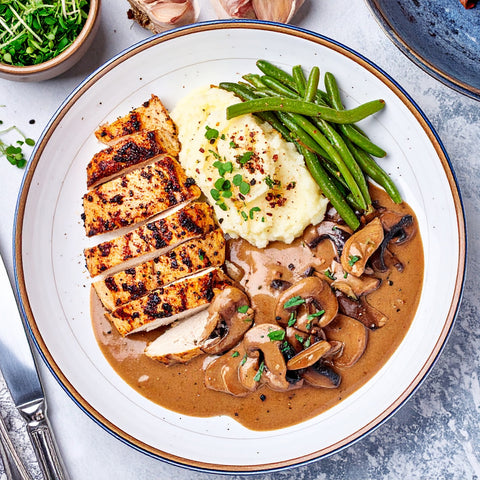 Creamy Chicken Marsala - Low Carb