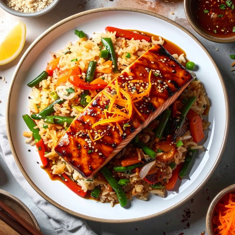 Orange Teriyaki Salmon