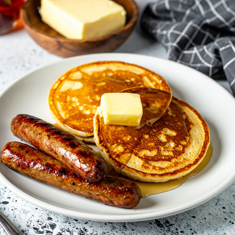 Pancakes & Pork Sausage
