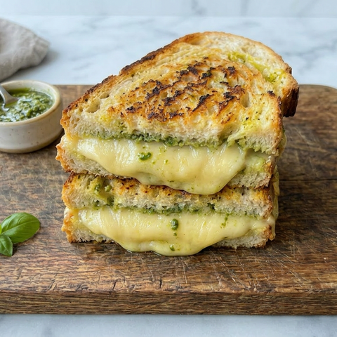 Pesto Grilled Cheese