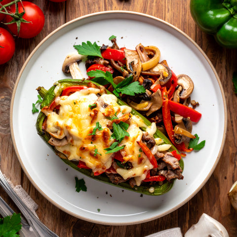 Philly Cheesesteak Stuffed Pepper