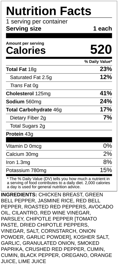 Red Chimichurri Chicken