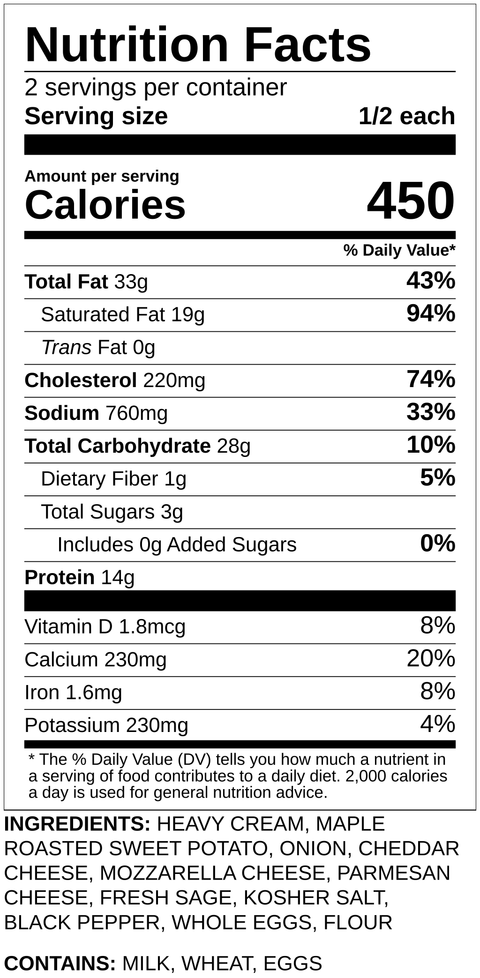 Sweet Potato & Sage Quiche